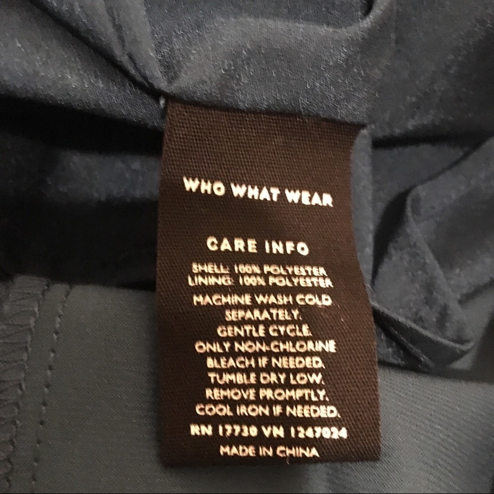 NWT Who What Wear Midi Dress 3/4 Puff Sleeves - Picture 7 of 7